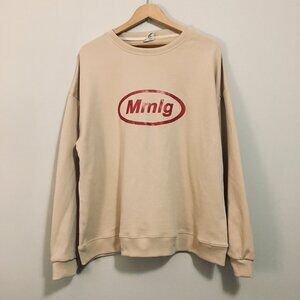 Faux Mmlg Baggy Cream Sweater